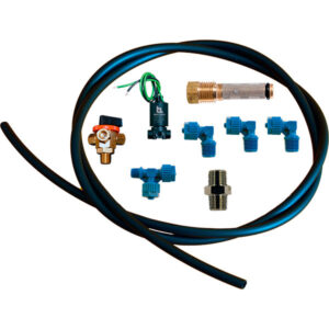 KIT ÉLECTROVANNE 9-12VDC VERROUILLAGE (BASE PLASTIQUE BACCARA) AVEC COMMANDE MANUELLE(FR)