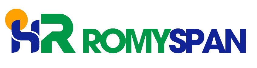 logo hr romyspan sin fondo